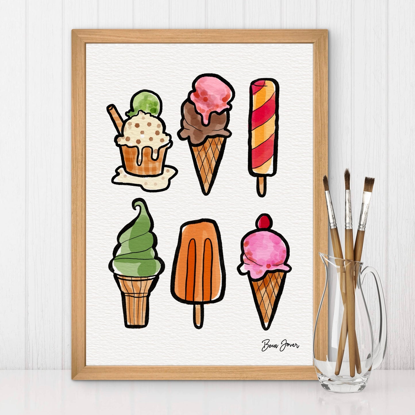 Ice-Cream Print